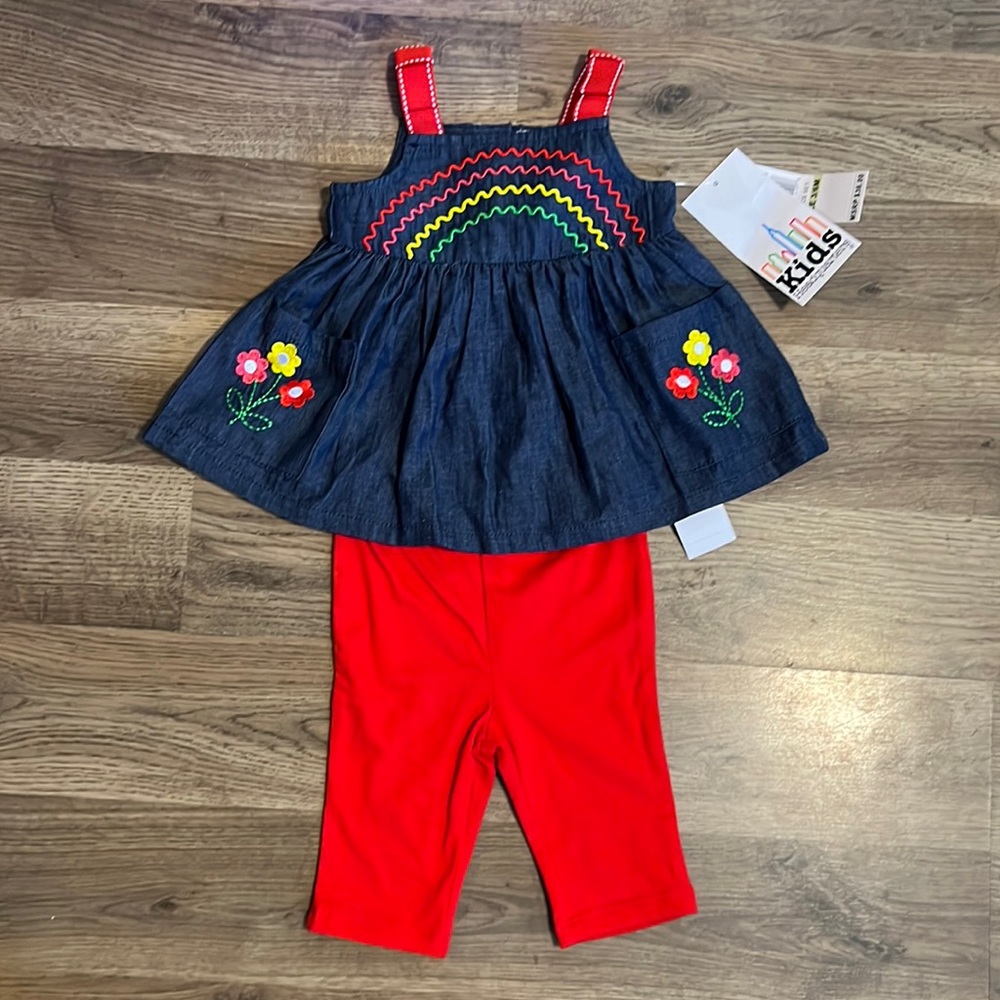 Kids Headquarters 3/6 Month Two Piece Outfit